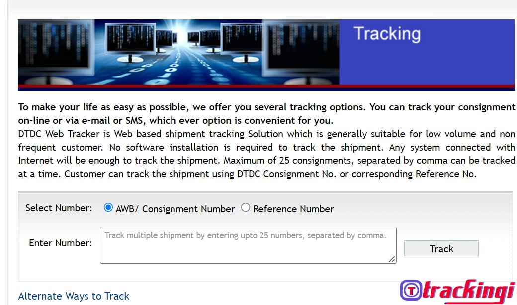 DTDC Tracking - Tracktool.io